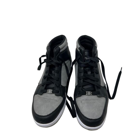 FUBU Mid-Rise Black Grey BBall Shoes Mens 11 - Picture 2 of 8
